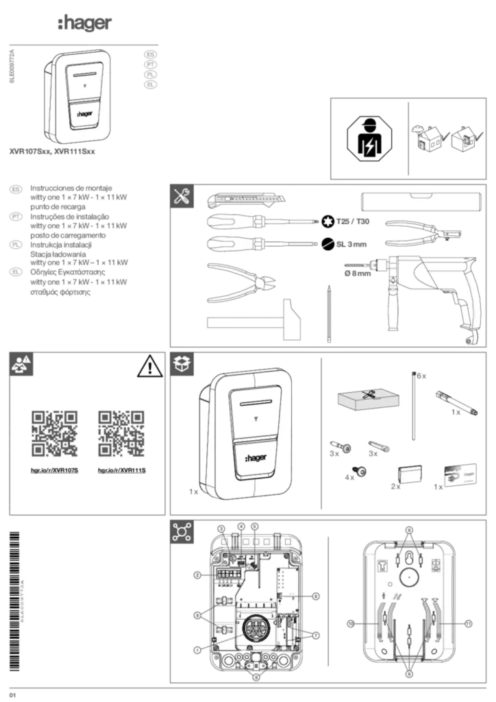 Imagen Manual de instrucciones es-ES, pt-PT, pl-PL, el-GR 2024-10-09 | Hager España