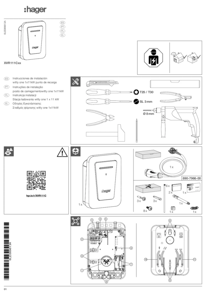 Imagen Manual de instrucciones es-ES, pt-PT, pl-PL, el-GR 2024-10-08 | Hager España