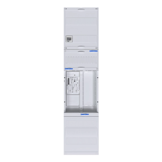 ZH3EH67 - Komplettfeld, univers Z, 1 Zählerplatz, BKE-I, Hauptschalter, H=1050mm, 1-feldig