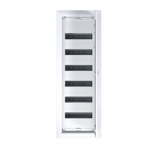 FWU61A - Feldverteiler UP 72PLE mit univers, IP30, SKII, Nischenmaße 957x315x115mm
