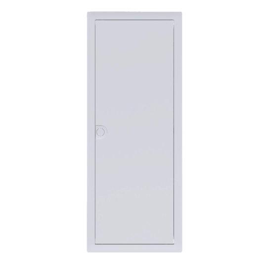 VZ105N - Blendrahmen mit Tür Hager volta 5-reihig 348×880×9mm IP30 reinweiss