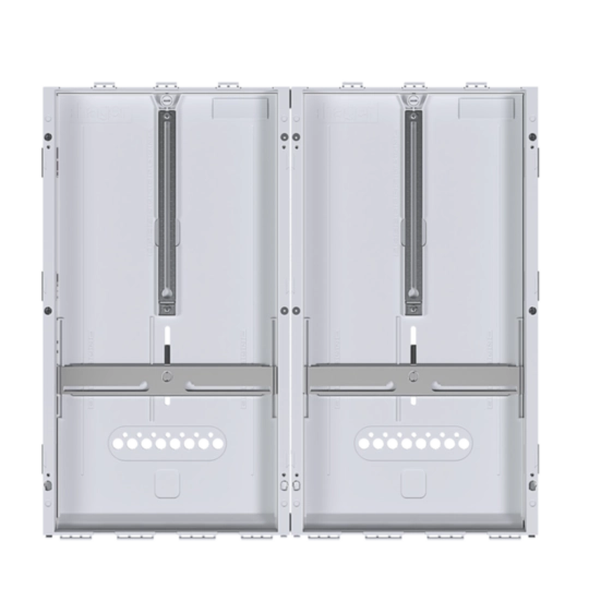 UG32S3 - Zählertragplatte Hager univers N für 2 Zähler 500×450mm