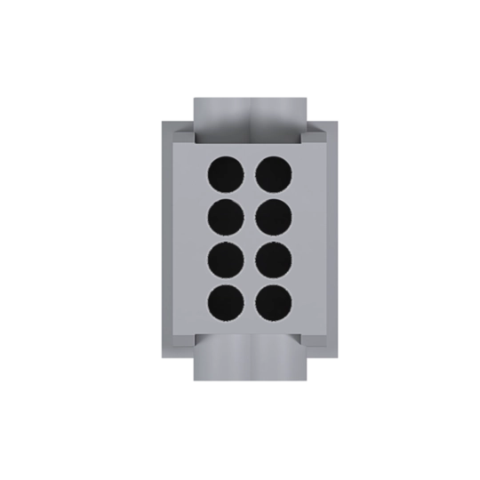 KH70G - Hauptleitungsabzweigklemme 1-polig, 4x70mm², IP20, grau