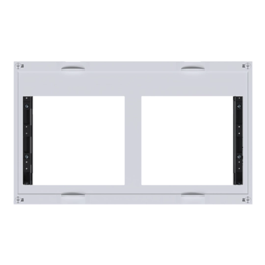 UE22E4B - Baustein, univers N, 300x500mm, für 4 Trenner NH00 auf Sammelschienensystem 60mm