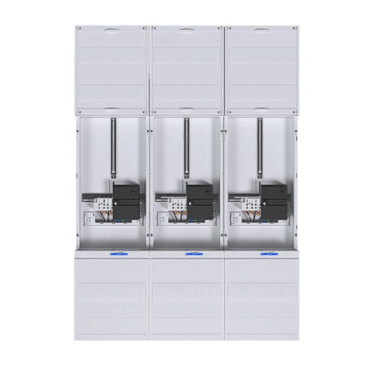 ZL33W4N - Komplettfeld, univers Z, 1050mm, 3 Zählerplätze, 3-feldig, mit Zählersteckklemme