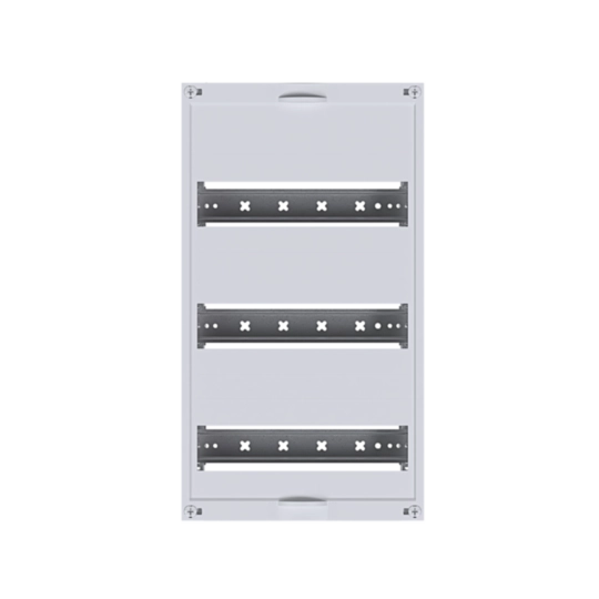 UD31B4 - Baustein, univ.N, 450x250mm, Reiheneinbaugeräte, waag., 3x12 PLE, m. PE/N-Klemme