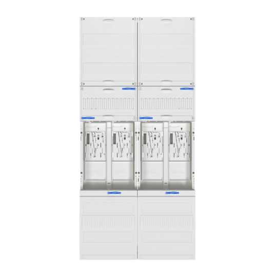 ZK3EL24 - Komplettfeld, univers Z, eHZ, H=1050mm, 4 ZPL., 2-feld, NRW, SH, HH, MV, Avacon