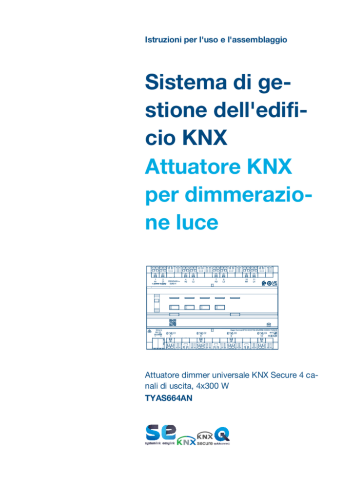 Immagine Manuale di istruzioni it-IT 2024-10-31 | Hager Italia