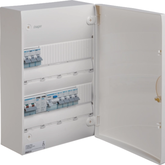 SBM8101SPD - Gamma 2Row 7W 1RCD - 2x6A Ltg. RCBOs SPD
