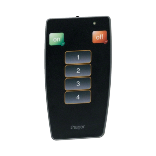 Fern­be­die­nungen Zubehör für Bewe­gungs- und Präsenz­melder | Hager DE