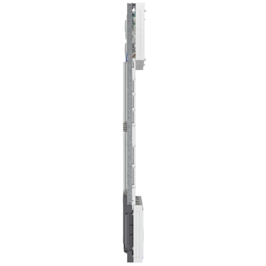 ZK53X7 - Komplettfeld, Zählerfeld, univers Z, 4 Zählerplätze, 3-polig, H=1350mm, 2-feldig