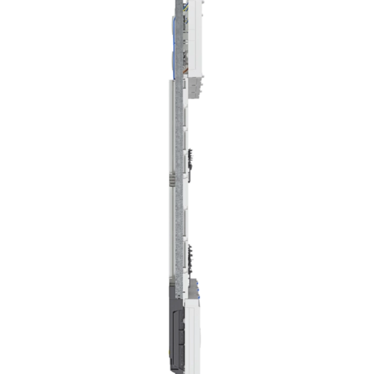 ZL53W8N - Komplettfeld, univers Z, 1350mm, 6 Zählerplätze, 3-feldig, mit Zählersteckklemme