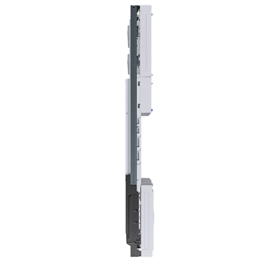 ZK3EN28 - Kompletfeld, univers Z, 3 Zählerplätze, BKE-I, H=1050 mm, 2-feldig, HLAK 3p.