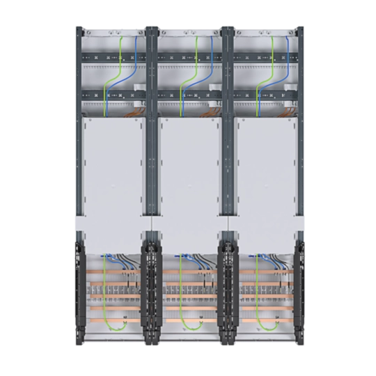 ZL34C4N - Komplettfeld, univers Z, 1050 mm, 3 Zählerplätze, 3-feldig, Ausführung Hessen