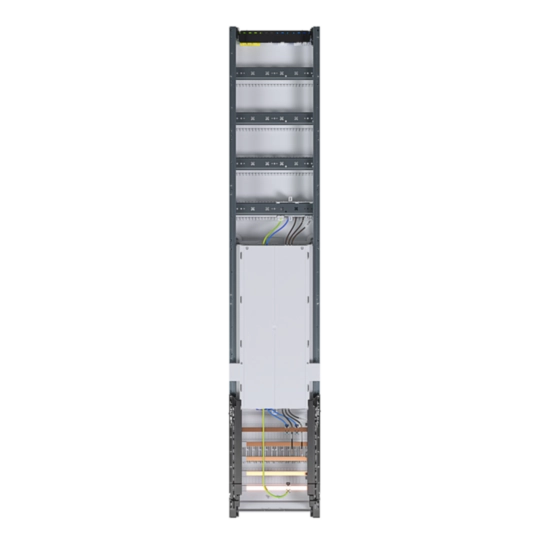 ZH50D53S - Komplettfeld, univ.Z, 1350mm, 1ZP, VT-3rh, 1-feld 5-polig, mit Verdrahtung 16mm²