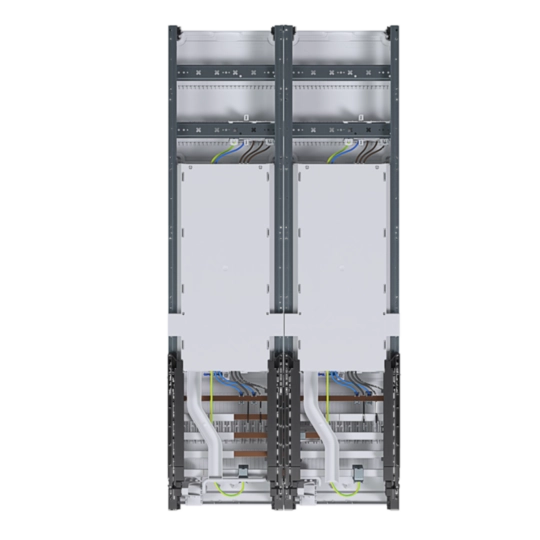 ZK32U3N - Komplettfeld, univers Z, 1050 mm, 2 Zählerplätze, 2-feldig, Ausführung Bayern