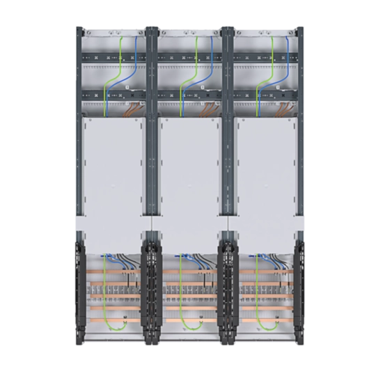 ZL33W4N - Komplettfeld, univers Z, 1050mm, 3 Zählerplätze, 3-feldig, mit Zählersteckklemme