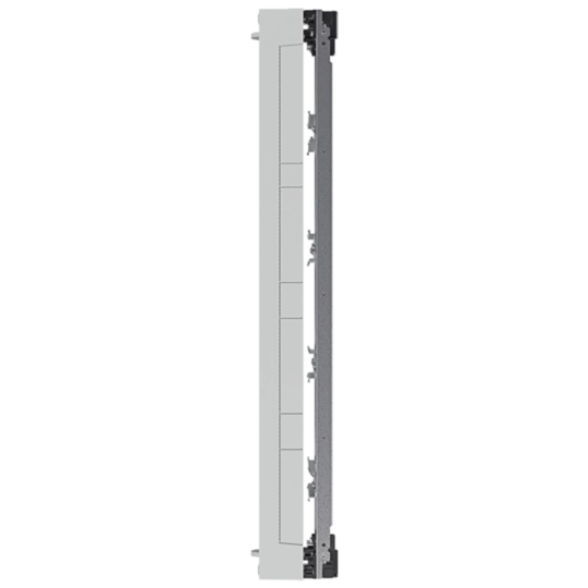 UW41U - Einbausatz, univ.FW, m. Hutschienen, f. Feldverteiler UP 4reihig, 600x250mm, QC