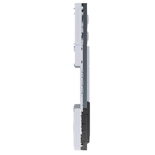 ZK3EN28 - Kompletfeld, univers Z, 3 Zählerplätze, BKE-I, H=1050 mm, 2-feldig, HLAK 3p.