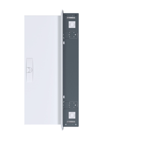 FWU51S1 - Distributeur ENC Hager univers 5-rangées 60UM porte IP30 300×800×110mm