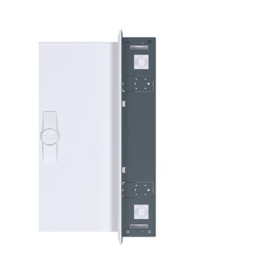 FWU41S1 - Distributeur ENC Hager univers 4-rangées 48UM porte IP30 300×650×110mm