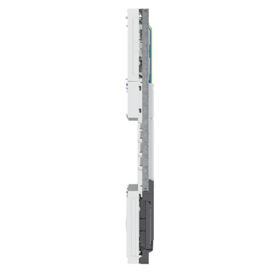 ZK3EL24 - Komplettfeld, univers Z, eHZ, H=1050mm, 4 ZPL., 2-feld, NRW, SH, HH, MV, Avacon