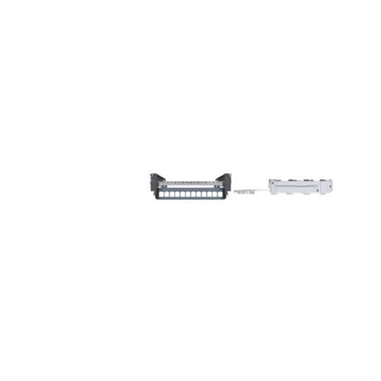 UF31NW - Komplettfeld / Multimediafeld, univers Z, 1050mm, 1-feld, ohne Patchmodule