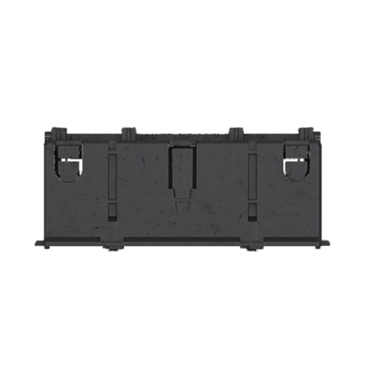 GLS55002 - Inbouwdoos dubbel, 69x140x52 mm C-profiel, zwart