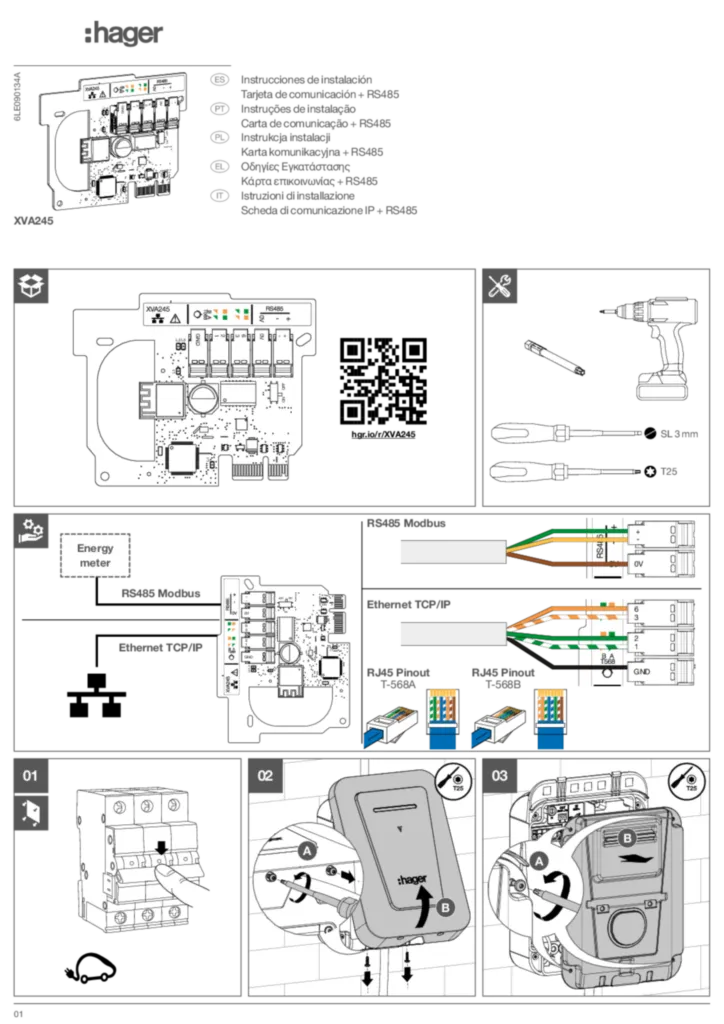 Immagine Manuale di installazione es-ES, pl-PL, pt-PT, el-GR, it-IT, it-CH 2024-08-19 | Hager Italia