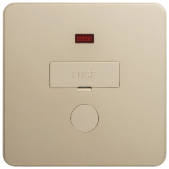 WGDR13NEG - 13A fused w/ neon+flex outlet,eg