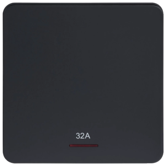 WGDR32D1KB - 32A DP SWITCH W/ LED, KB