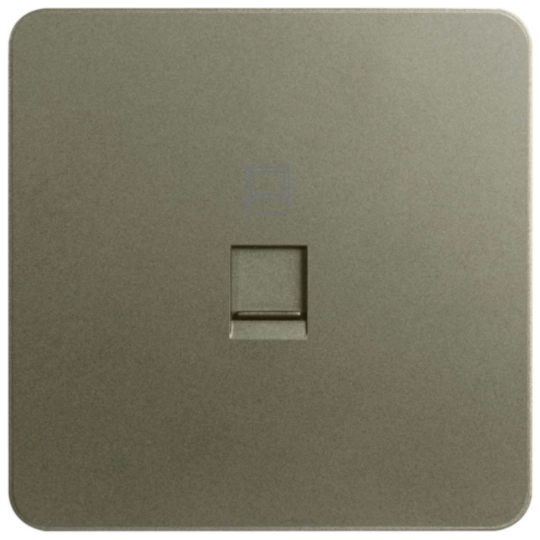 WGDT1RJ6NMNB - RJ45 outlet cat6 (1mod) wo/symbol;nb