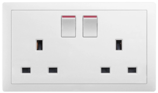 WGCXS213SAS - 13A TWIN SWITCHED SOCKET, AS