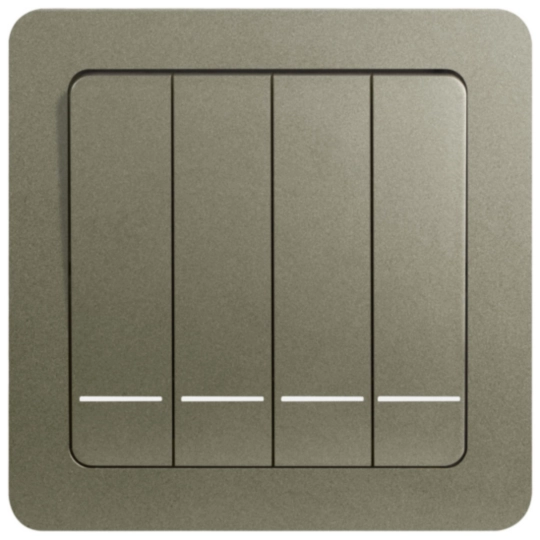 WGCXL141FNB - 16AX 4G 1W switch w/fluorescence;nb