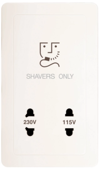 WGCHSR - 115/230V shaver socket