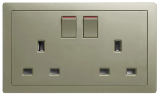 WGCXS213SNB - 13A TWIN SWITCHED SOCKET, NB