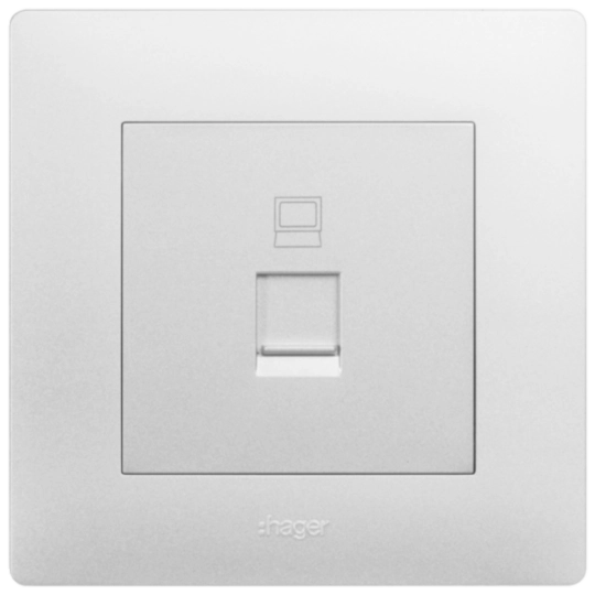 WGMT1RJ6AS - RJ45 outlet cat6 (1mod);as