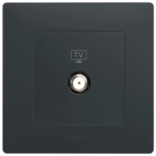 WGMT1TVFKB - TV outlet f type (1mod);kb
