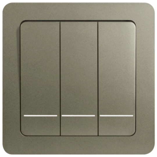 WGCXL131FNB - 16AX 3G 1W switch w/fluorescence;nb