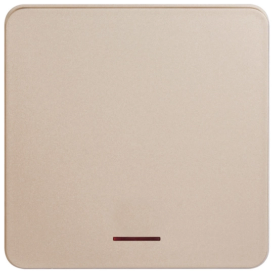 WGDL2D1NEG - 20AX 1G DP SWITCH W/ LED, Elegant Gold