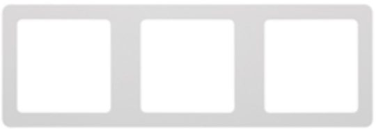 WGCCH3 - 3G multi-gang frame (horizontal)