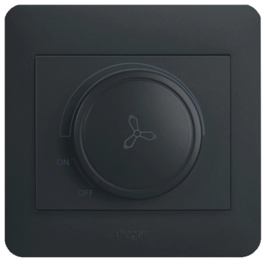WGMEFR250KB - 250VA single fan control;kb