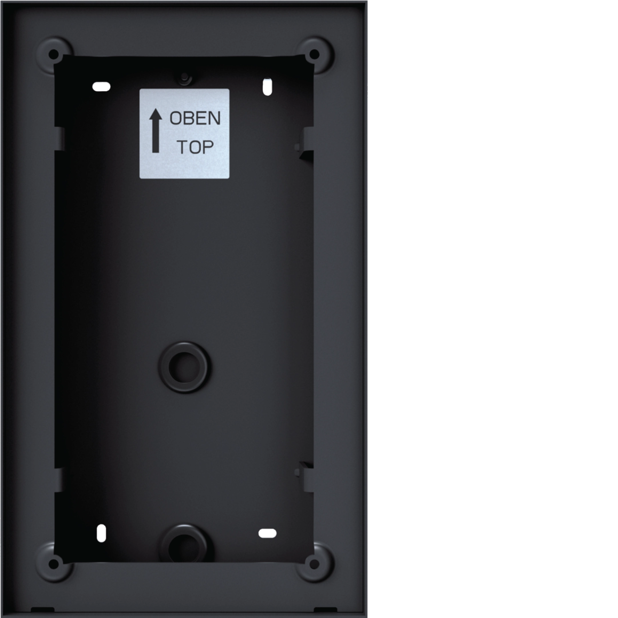Aufputz-Gehäuse für intercom mono 1 Taste 259x154x42,5mm