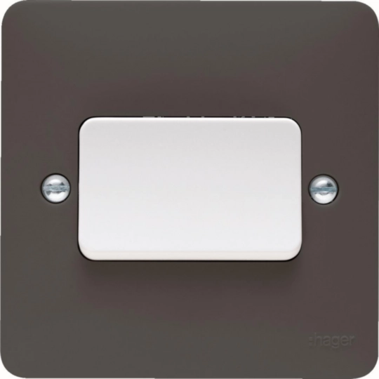 WMPS16WG - Intermediate Switch Wide Rocker Grey