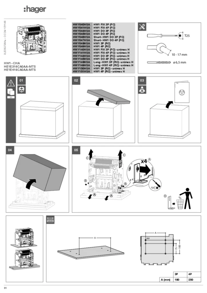 Image QuickInstall manual | Hager France