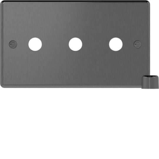 WRDRP3BSKIT - 3G Dimmer Switch Plate Kit Brushed Steel