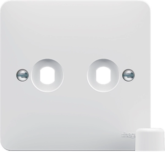 WMDRP2KIT - 2 Gang Rotary Dimmer Switch Plate Kit