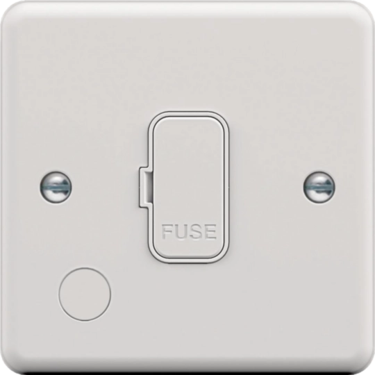 WPSU83FOW - 13A FCU Unswitched with Flex Outlet White