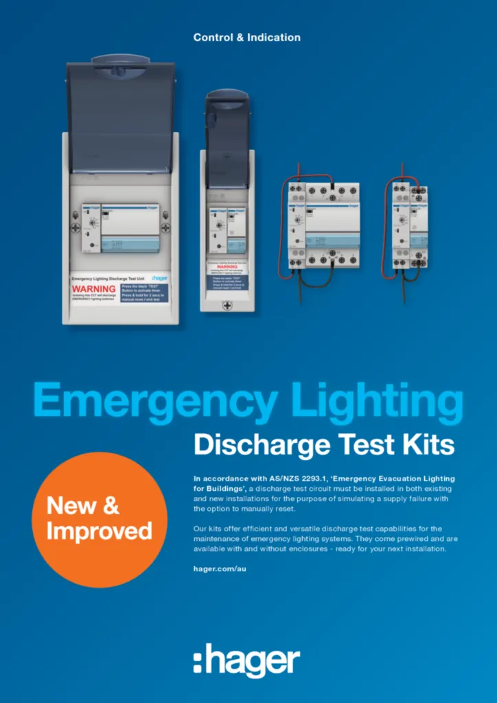 Image Emergency Lighting Test Kits  | Hager Australia