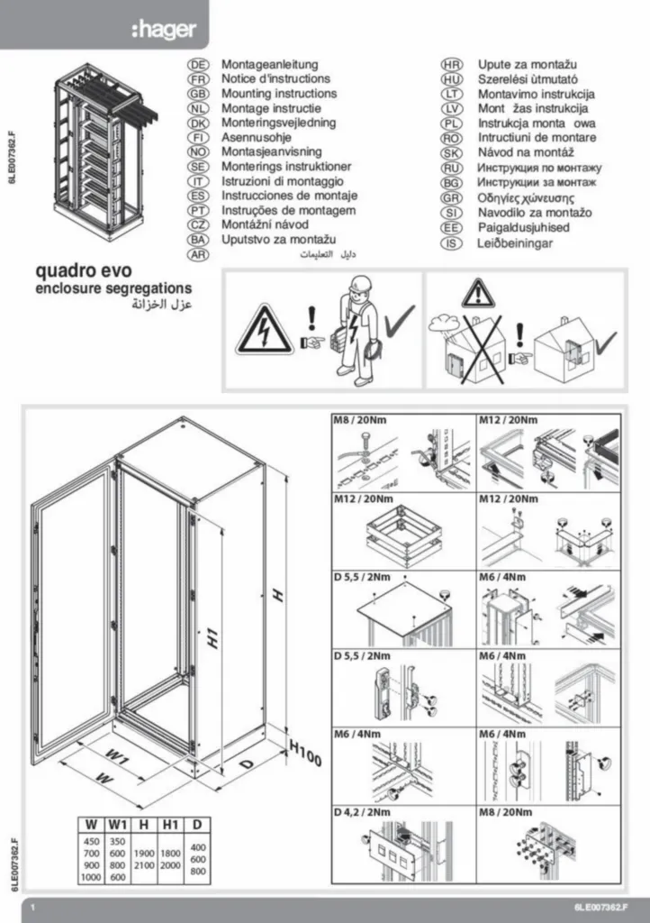 Imagen Manual de instrucciones International 2025-02-12 | Hager España